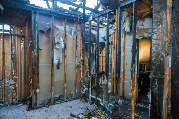 Professional Fire Damage Repair technician working in Huntingdon Valley, PA